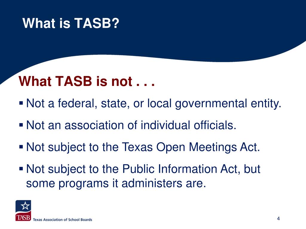 PPT What is TASB? PowerPoint Presentation, free download ID4886701