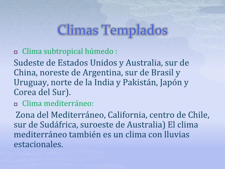 PPT Los Climas del Mundo PowerPoint Presentation ID4887639