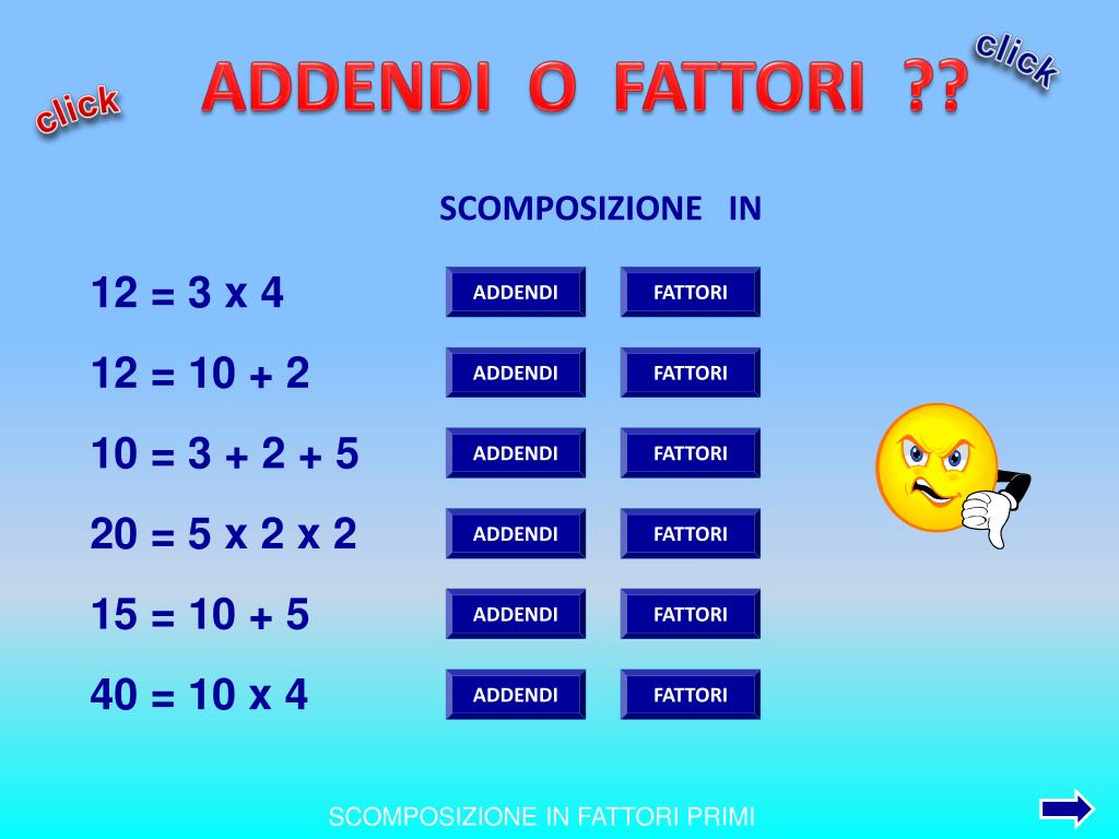PPT ADDENDI O FATTORI ?? PowerPoint Presentation, free download ID