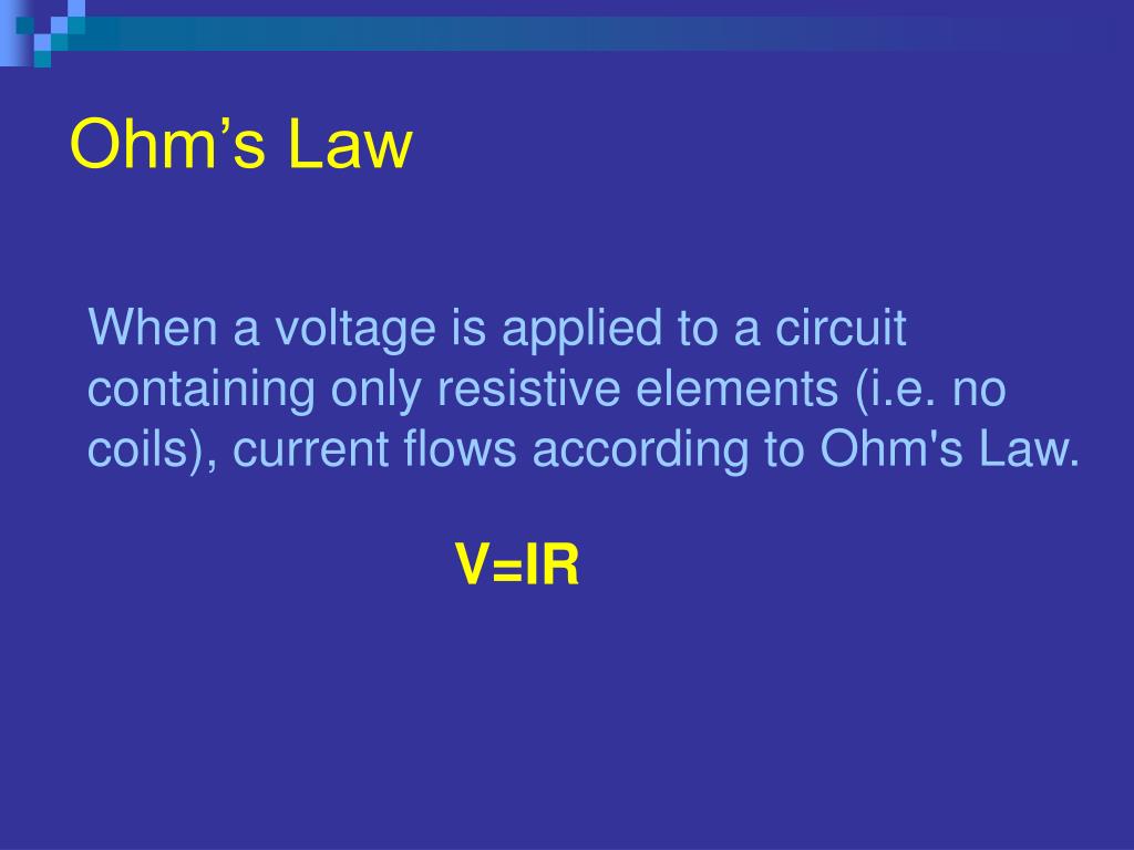 PPT Ohms Law PowerPoint Presentation, free download ID