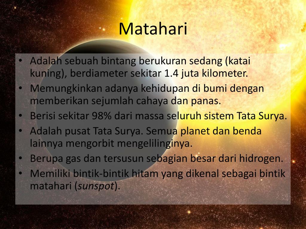 PPT Benda Langit PowerPoint Presentation, free download ID4892456