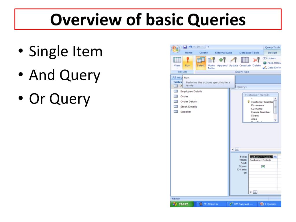 PPT Queries PowerPoint Presentation, free download ID4898478