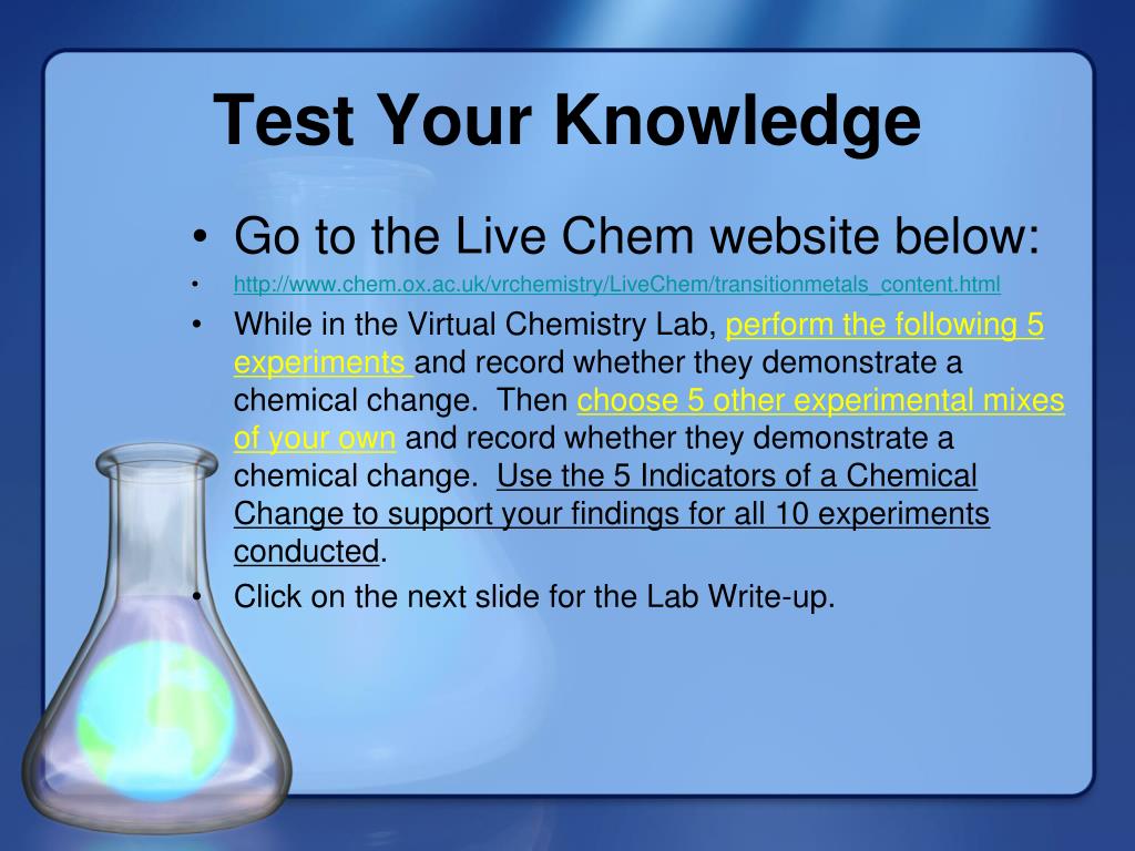 PPT 5 Indicators of a Chemical Change PowerPoint Presentation, free