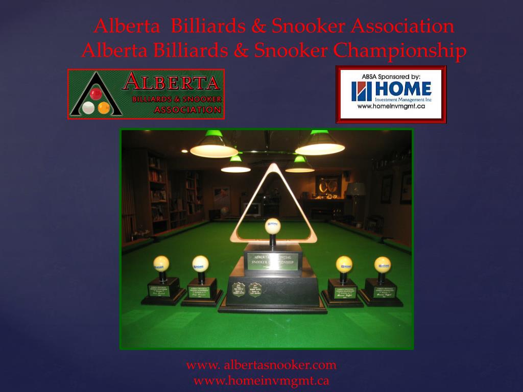 PPT Alberta Billiards & Snooker Association Alberta Billiards