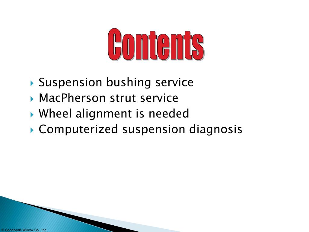 PPT Suspension System Diagnosis and Repair PowerPoint Presentation