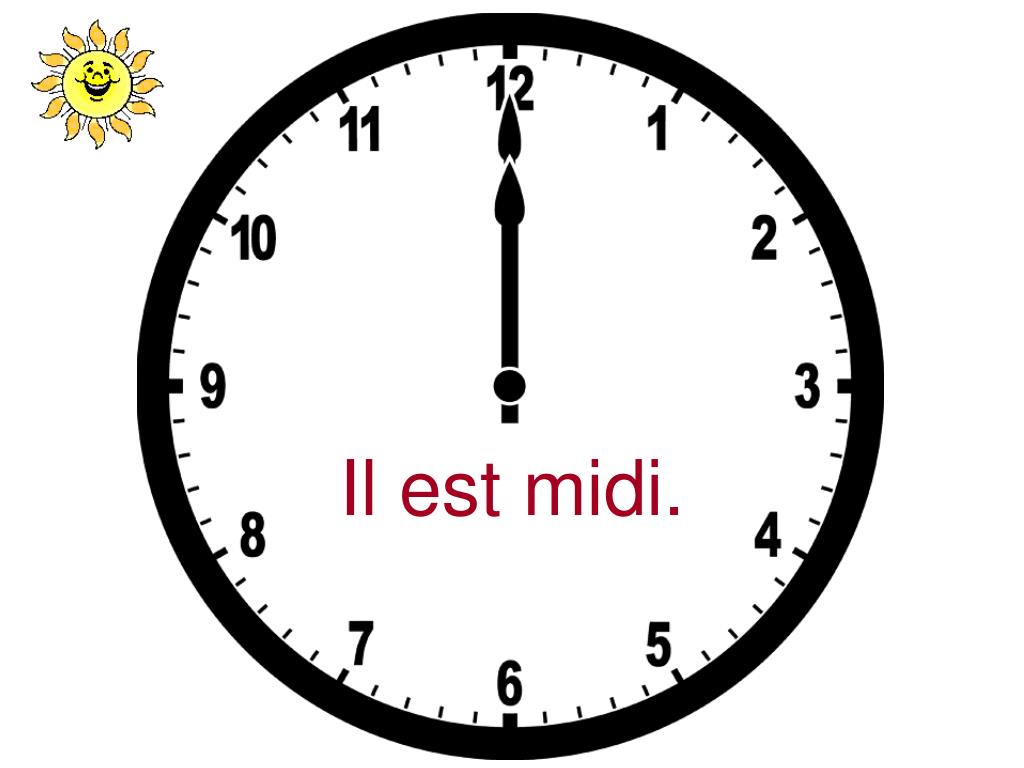 PPT Quelle heure estil? PowerPoint Presentation, free download ID