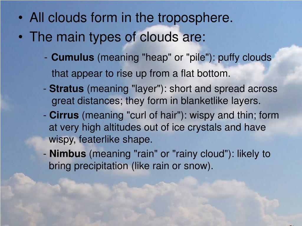 PPT Clouds and Precipitation PowerPoint Presentation, free download