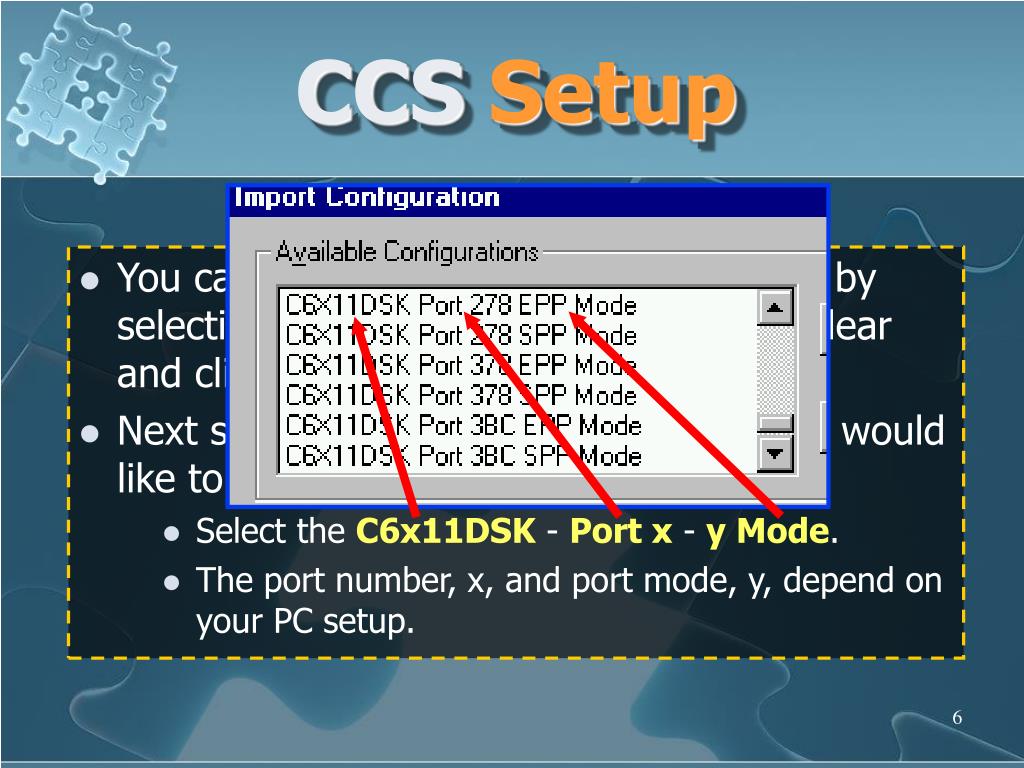 PPT Code Composer Studio ( CCS ) and the DSKs DSK6711, DSK6713 and