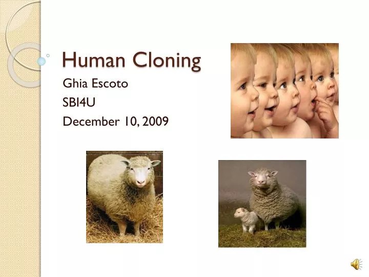 PPT Human Cloning PowerPoint Presentation ID4921773