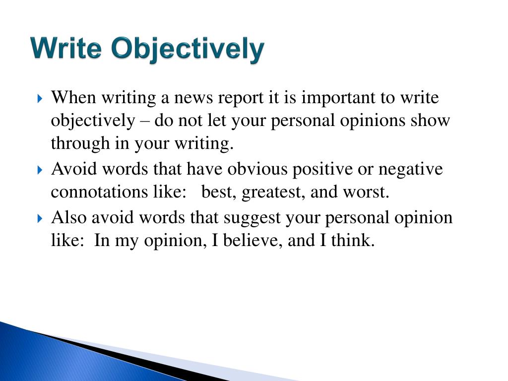 PPT Writing a News Report PowerPoint Presentation, free download ID