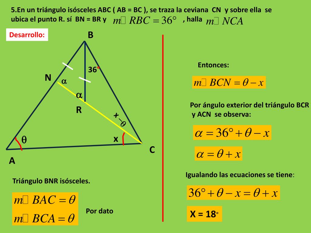 PPT CLASIFICACIÓN Y PROPIEDADES DE LOS TRIÁNGULOS