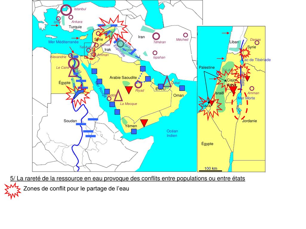 Les Défis De L'eau Au Moyen-Orient PPT 1/ Les ressources en eau au MoyenOrient sont insuffisantes et
