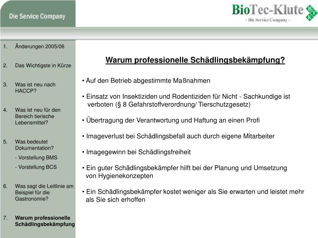 PPT Änderungen im Lebensmittelrecht 2005/2006 Grundlage