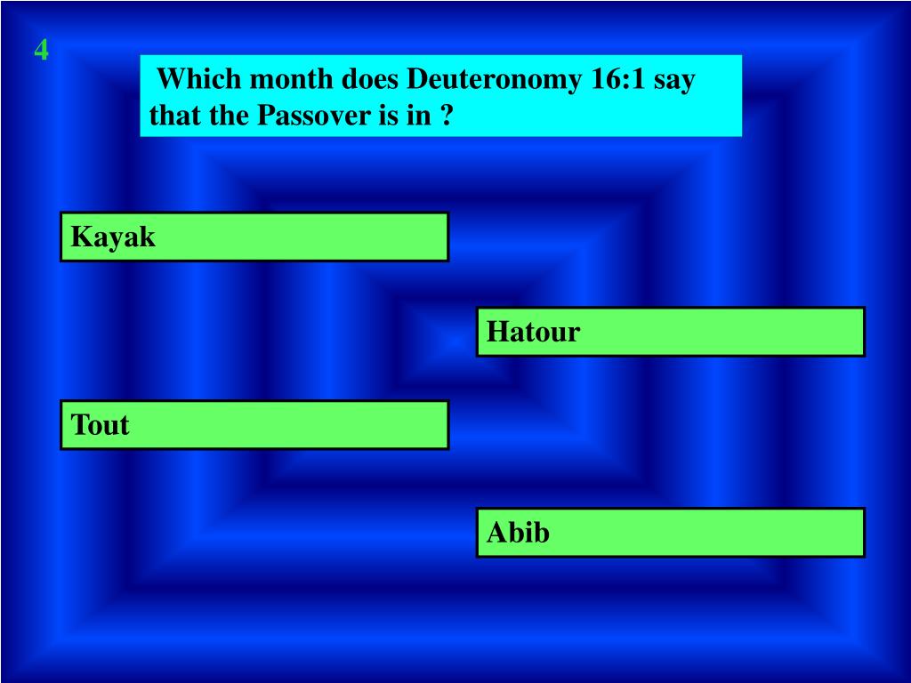 PPT A Quiz on Deuteronomy PowerPoint Presentation, free download ID4927794