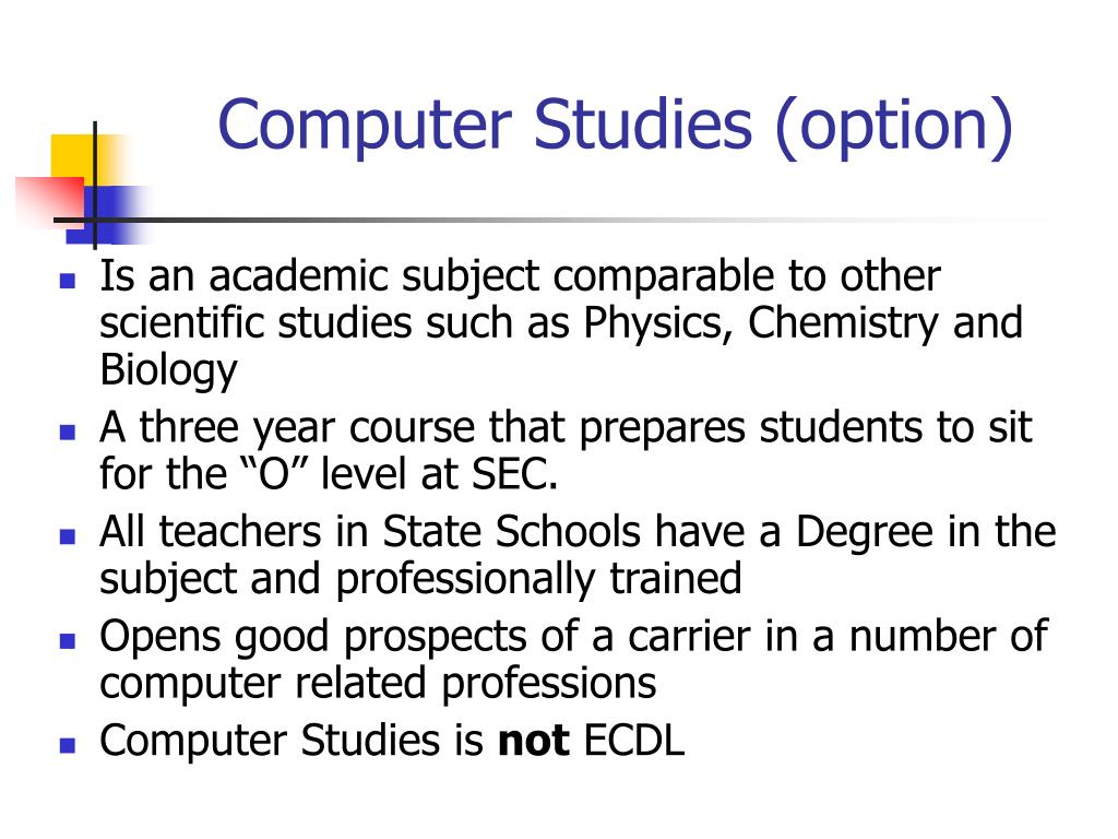 PPT Computer Studies (option) PowerPoint Presentation, free download