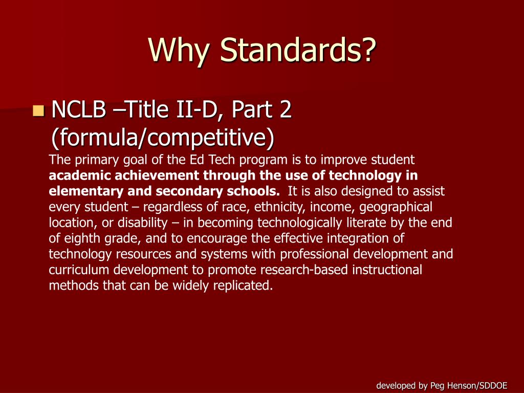 PPT Technology Standards PowerPoint Presentation, free download ID