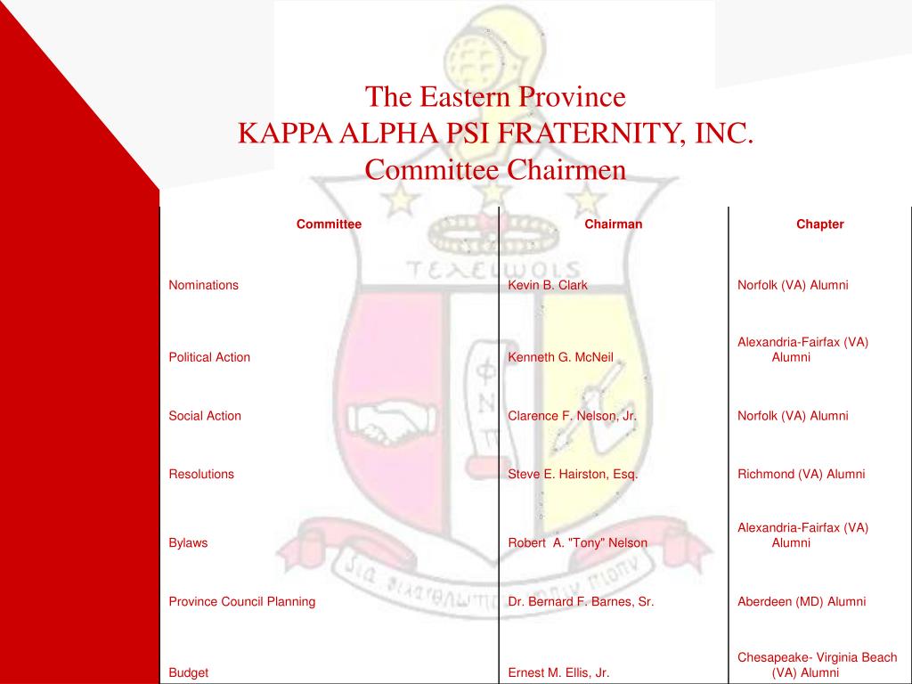 PPT The Eastern Province KAPPA ALPHA PSI FRATERNITY, INC. Theme