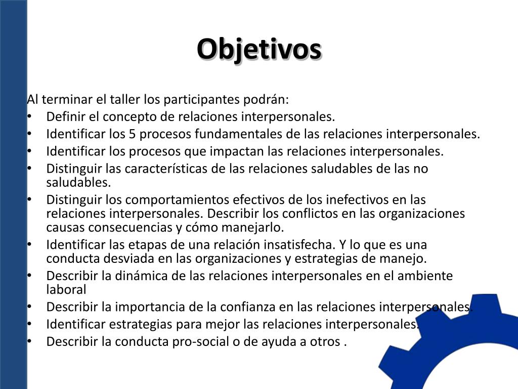 PPT Relaciones Interpersonales PowerPoint Presentation
