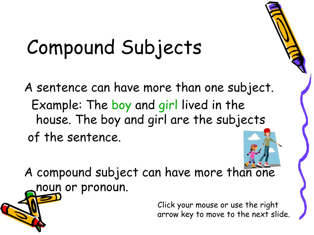 PPT Subjects and Predicate Escapade PowerPoint Presentation, free