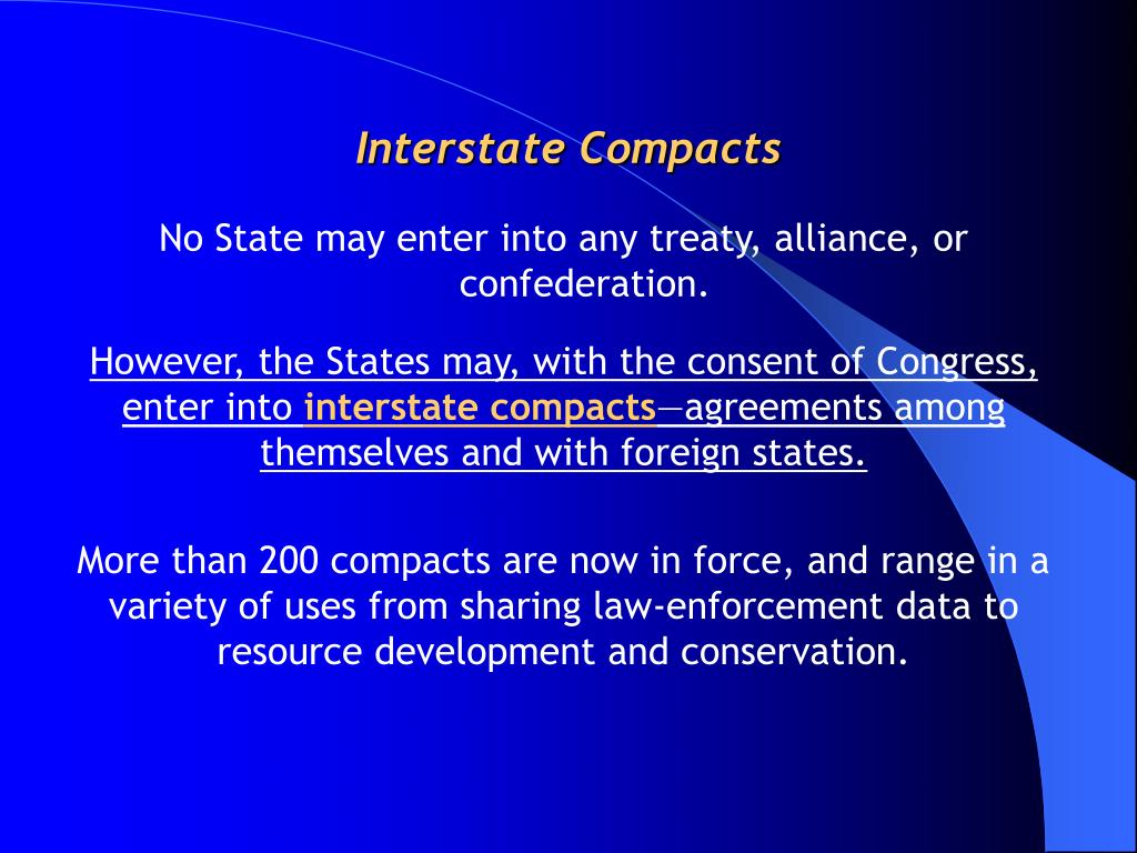 PPT LESSON 4.3 INTERSTATE RELATIONS PowerPoint Presentation, free