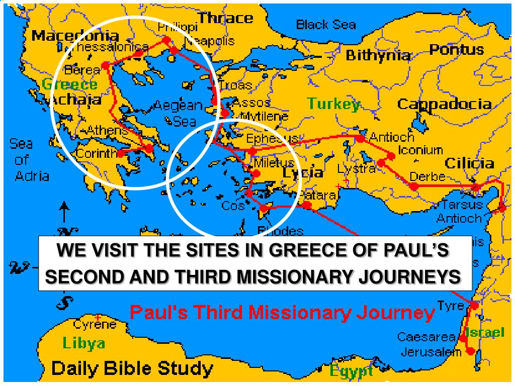 PPT THE FOOTSTEPS OF THE APOSTLE PAUL GREECE AND THE GREEK ISLES