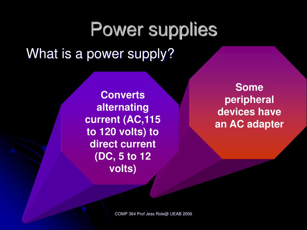 PPT Power Supplies and UPS PowerPoint Presentation, free download