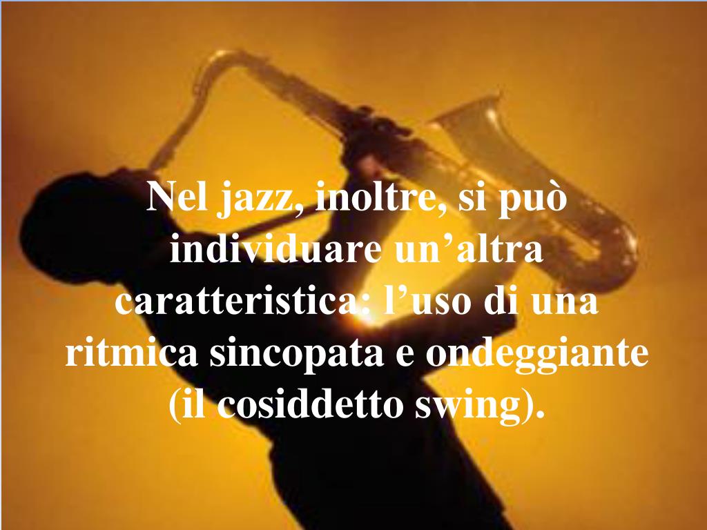 PPT Il jazz PowerPoint Presentation, free download ID4948678