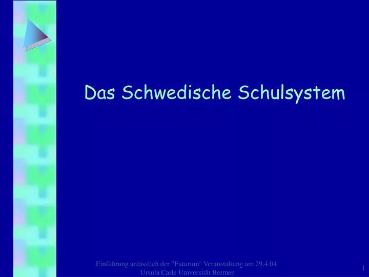 PPT Das Schwedische Schulsystem PowerPoint Presentation, free