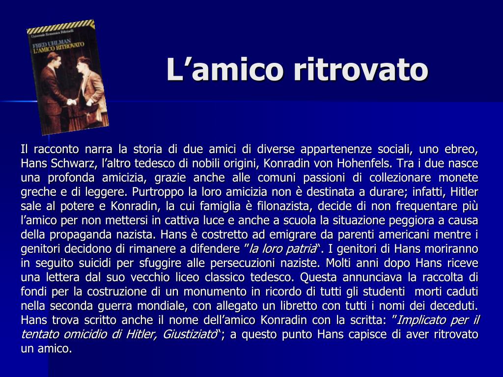 PPT Vita di Fred Uhlman PowerPoint Presentation, free download ID