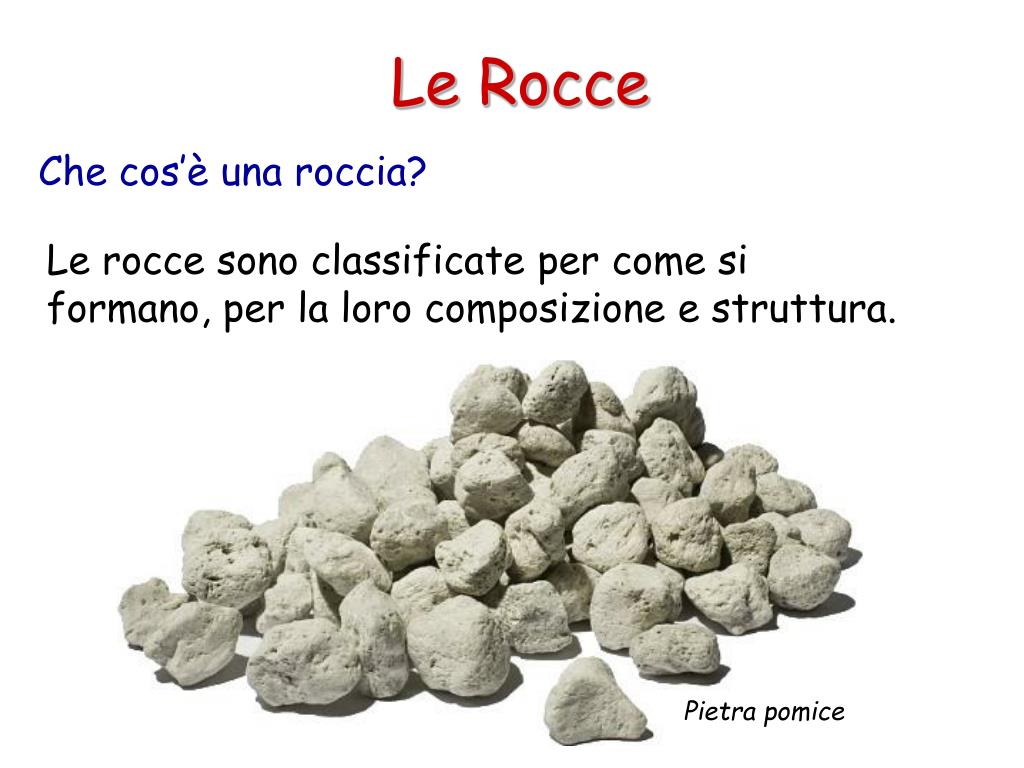 PPT Le Rocce e i Minerali PowerPoint Presentation, free download ID