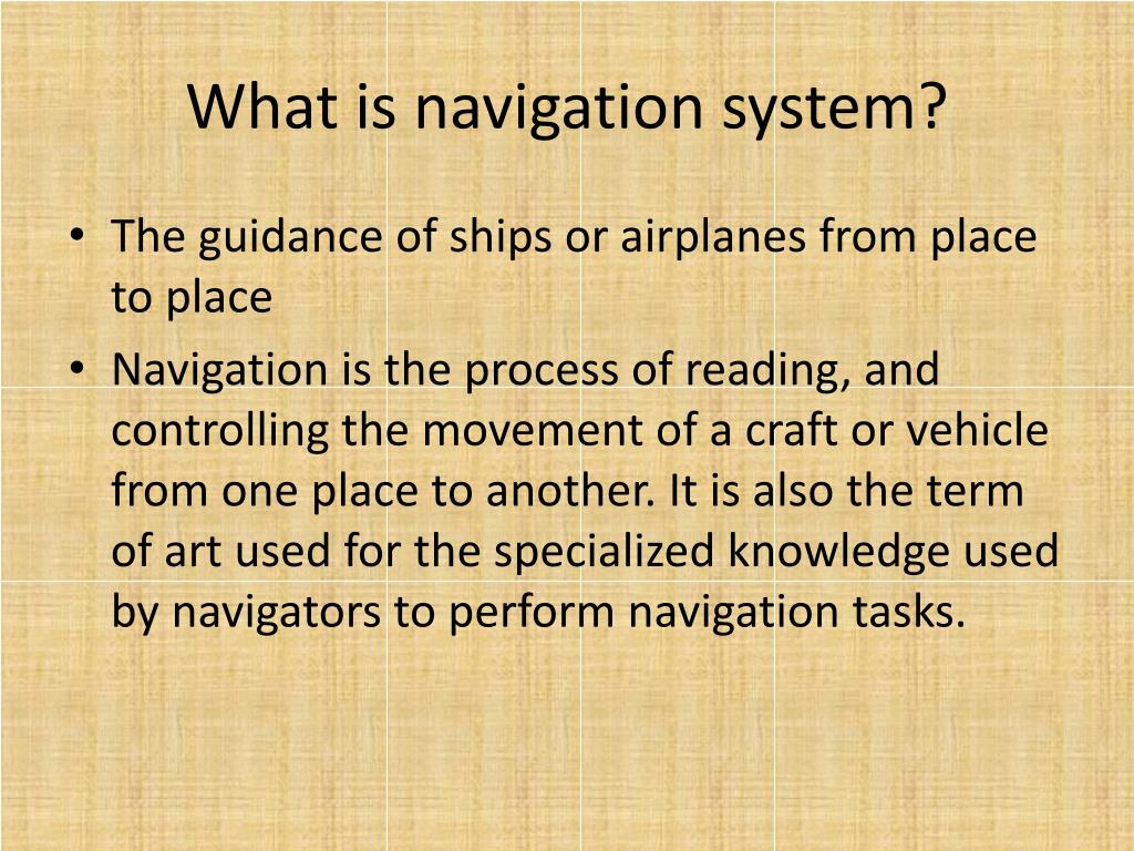 PPT GLOBAL NAVIGATION system(GNS) PowerPoint Presentation, free