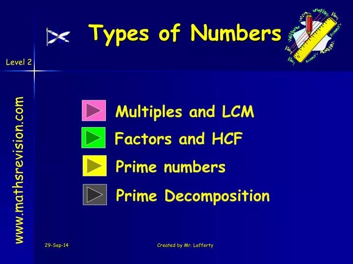 PPT Types of Numbers PowerPoint Presentation, free download ID4956441
