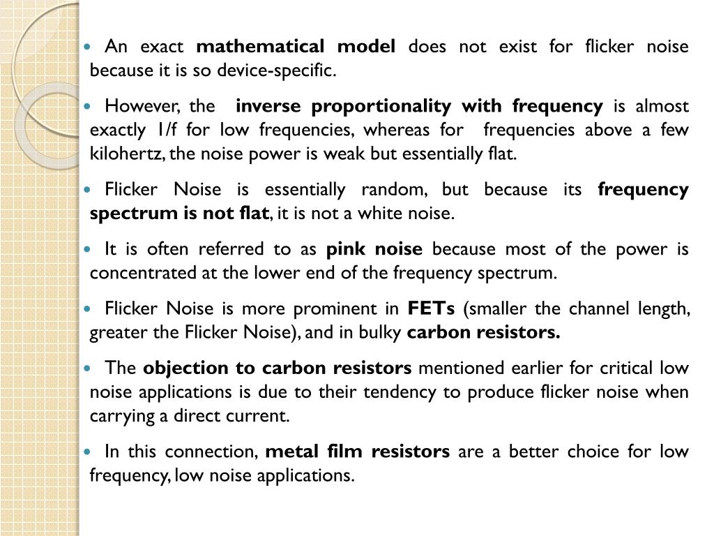 PPT CHAPTER 2 MATHEMATICAL REPRESENTATION OF NOISE PowerPoint