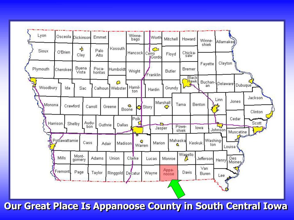 PPT Appanoose County Great Place PowerPoint Presentation, free download ID4959093