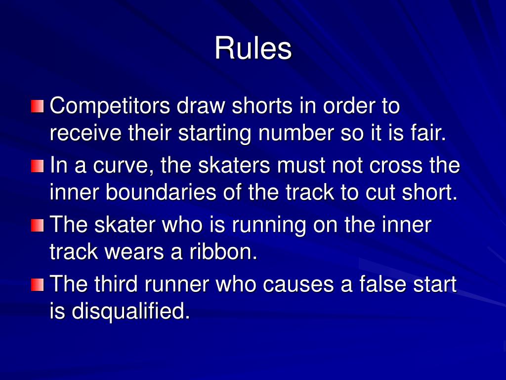 PPT Speed Ice Skating PowerPoint Presentation, free download ID4960532