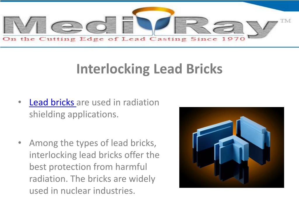 PPT Interlocking Lead Bricks For Radiation Shielding PowerPoint