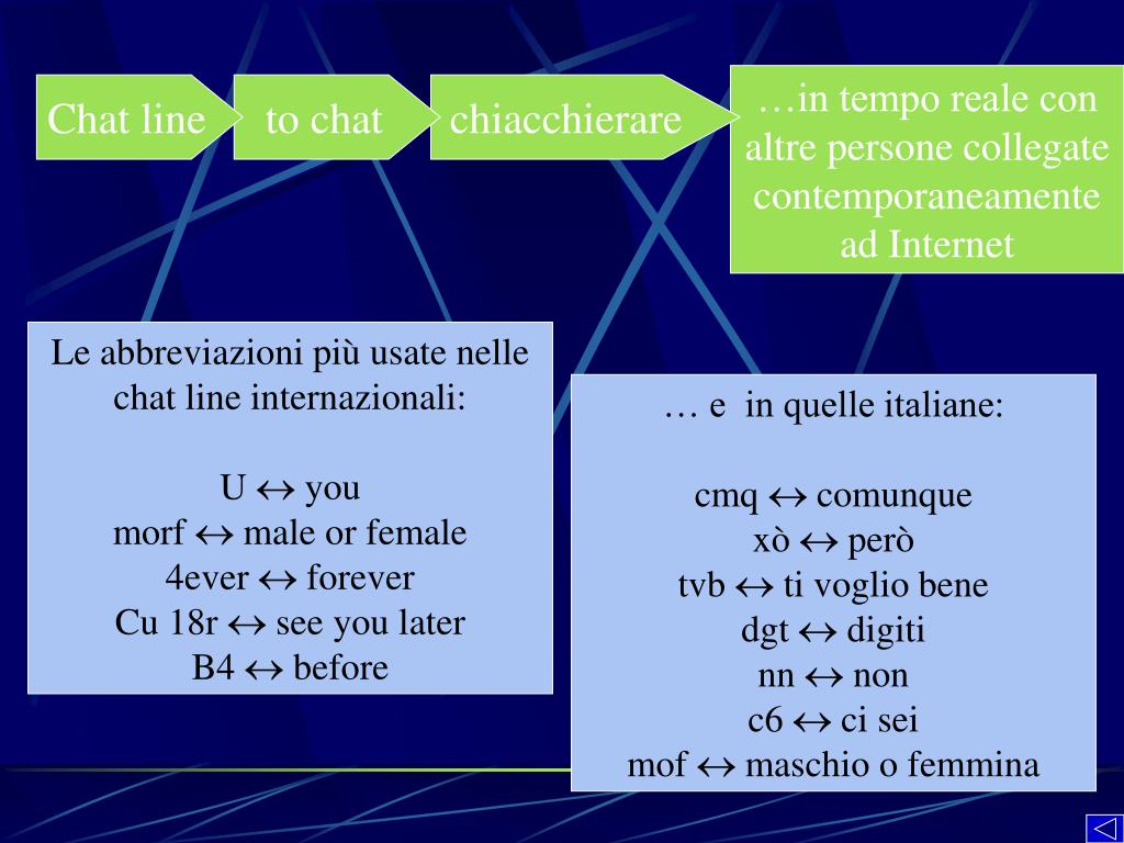 PPT La comunicazione mediata dal computer il caso delle chat line