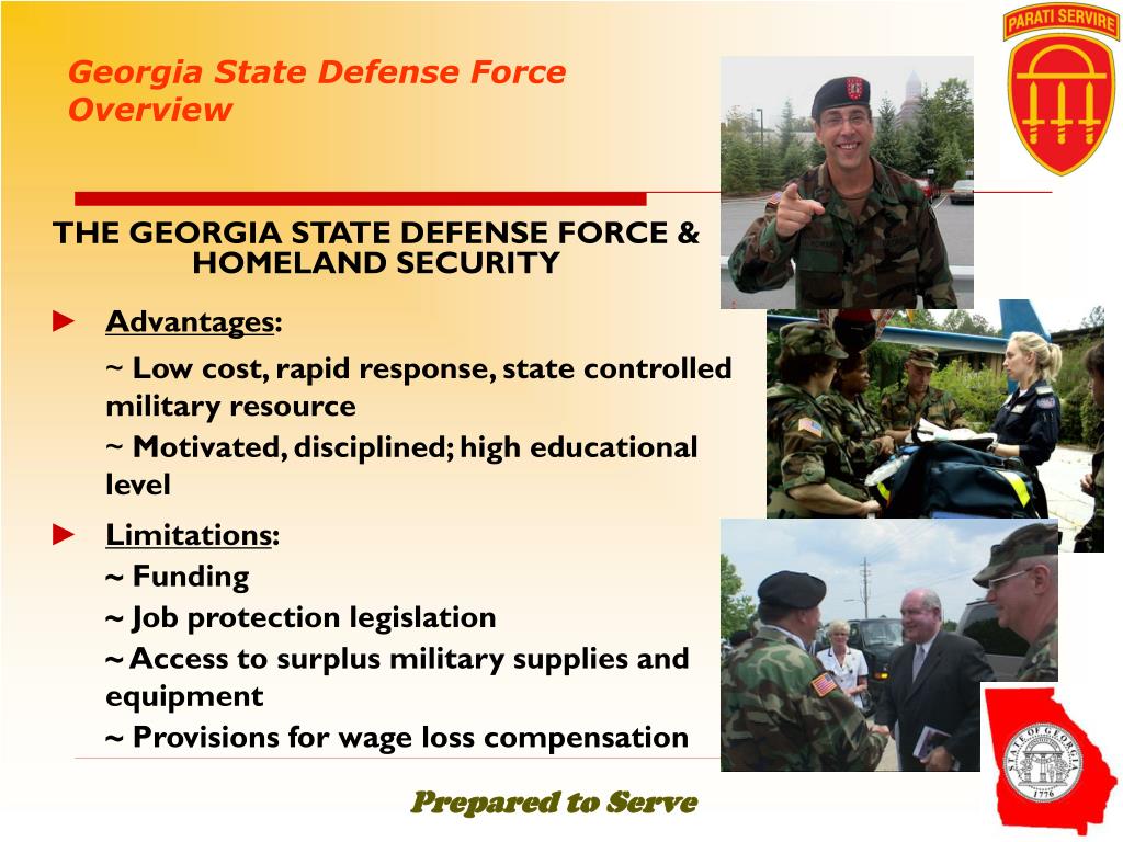 PPT THE STATE DEFENSE FORCE PowerPoint Presentation, free