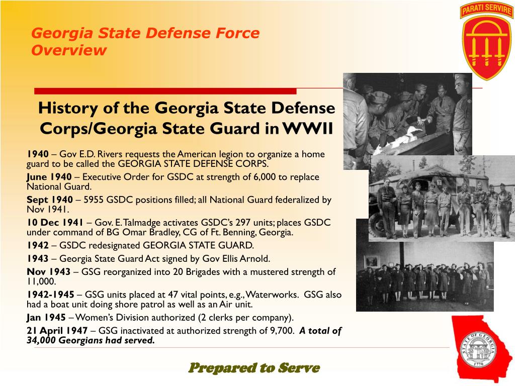 PPT THE STATE DEFENSE FORCE PowerPoint Presentation, free
