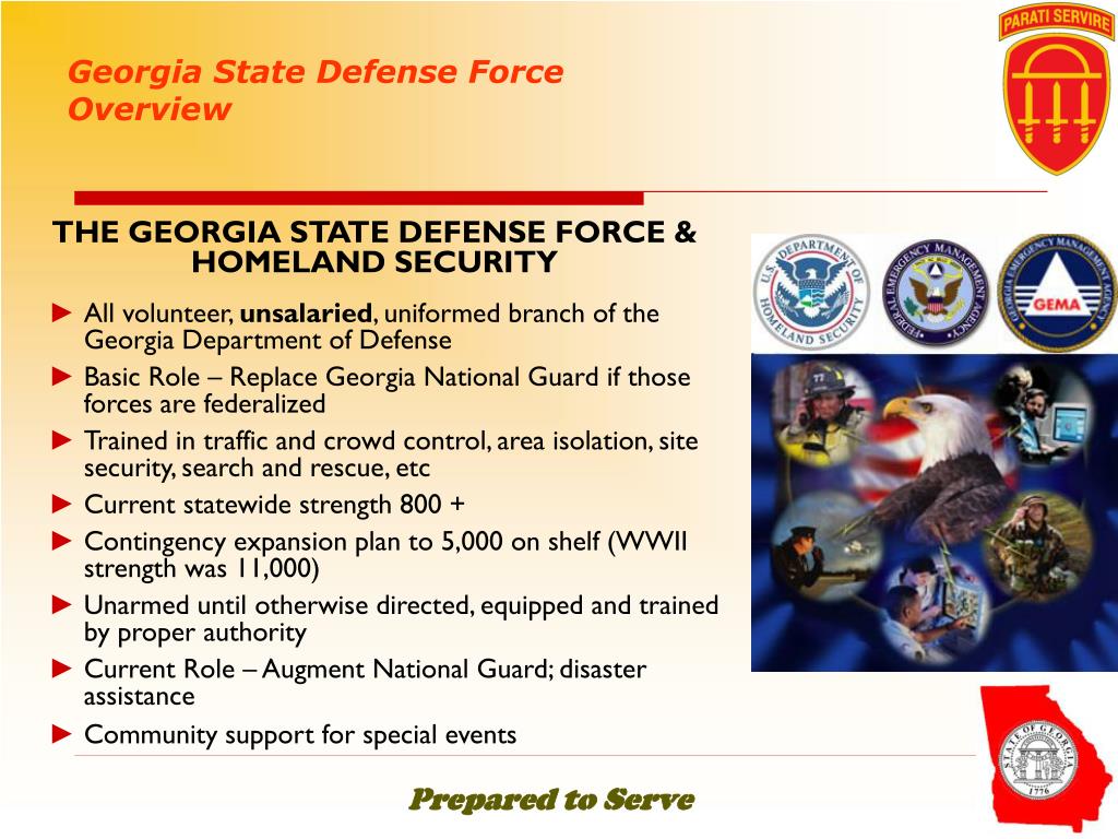 PPT THE STATE DEFENSE FORCE PowerPoint Presentation, free