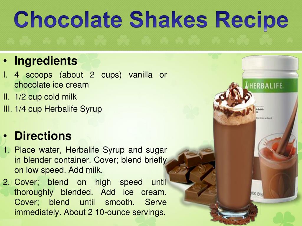 PPT Lose weight and feel great with Herbalife shake recipes