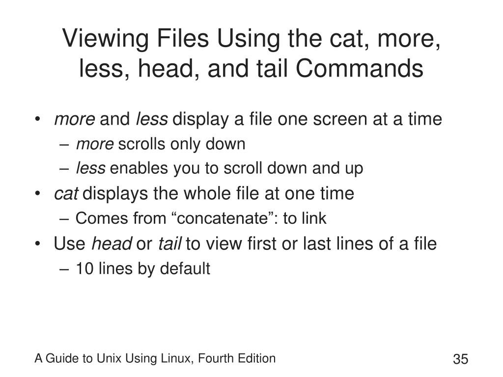 PPT A Guide to Unix Using Linux Fourth Edition PowerPoint Presentation ID4980822