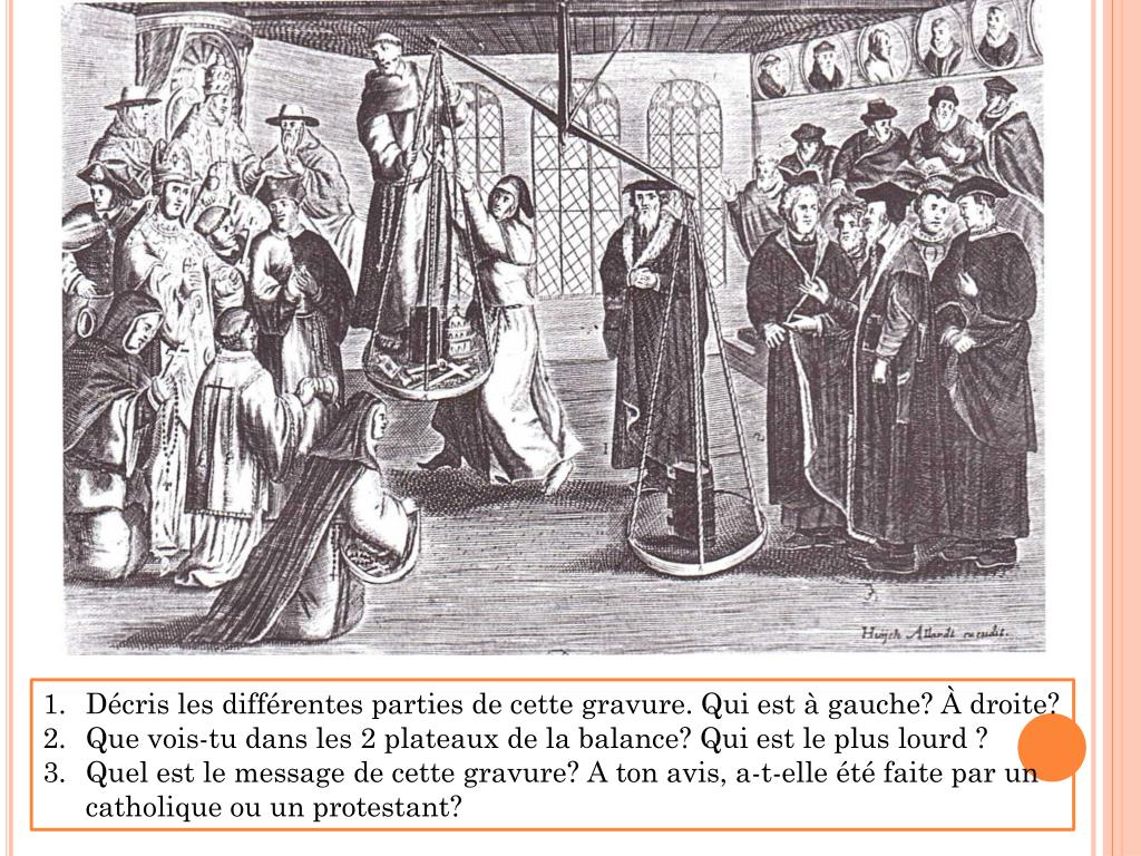 PPT La renaissance catholiques et protestants PowerPoint