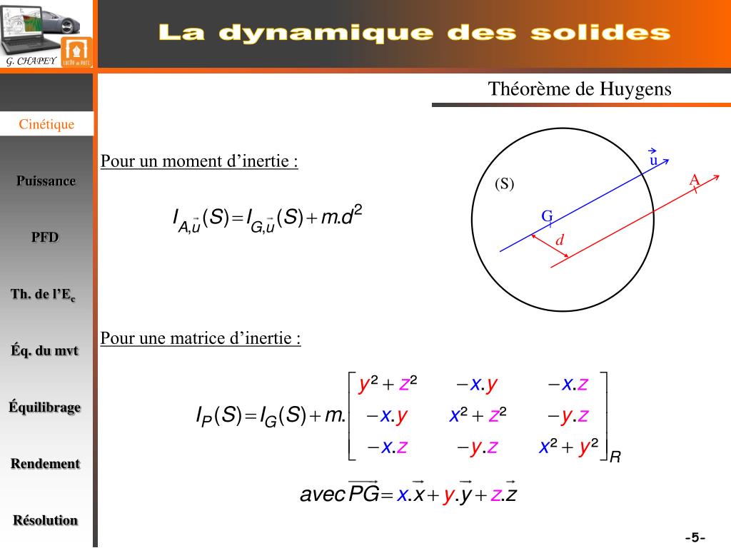 PPT Dynamique des solides PowerPoint Presentation, free download ID
