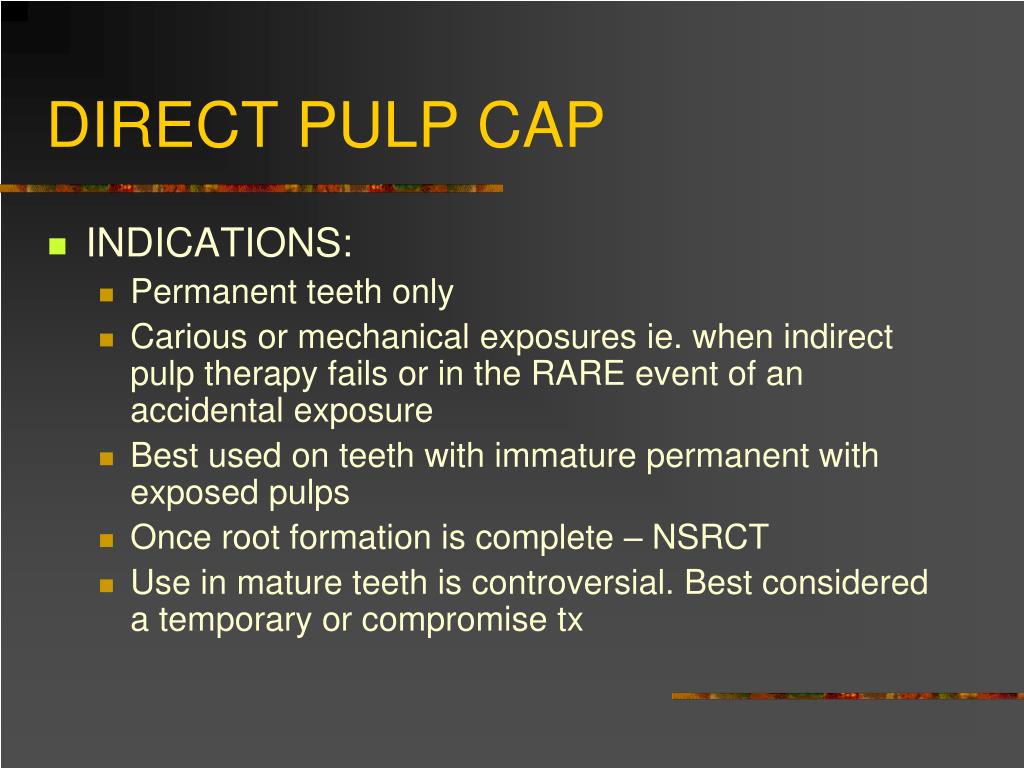 PPT VITAL PULP THERAPY PowerPoint Presentation, free download ID