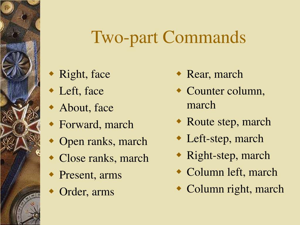 PPT Drill and Ceremony Class PowerPoint Presentation, free download