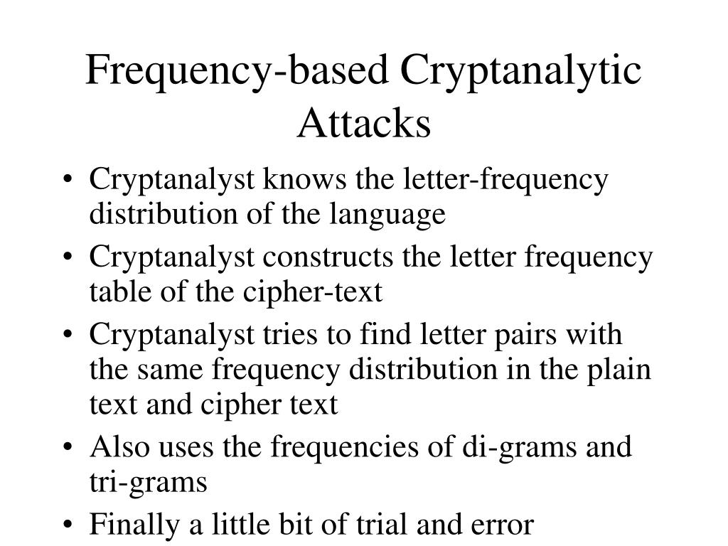 PPT Monoalphabetic and Polyalphabetic Ciphers PowerPoint Presentation
