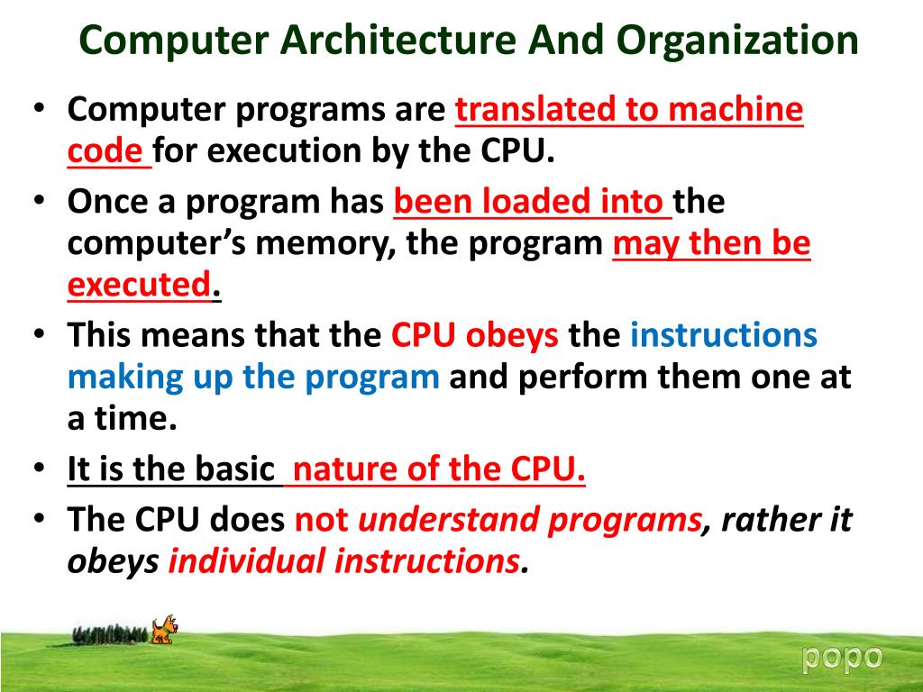 PPT Computer Architecture And Organization PowerPoint Presentation