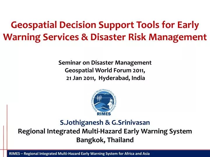 Early Warning System In Disaster Management India Ppt Images All