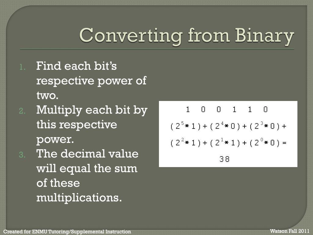 PPT Binary Numbers PowerPoint Presentation, free download ID4990565